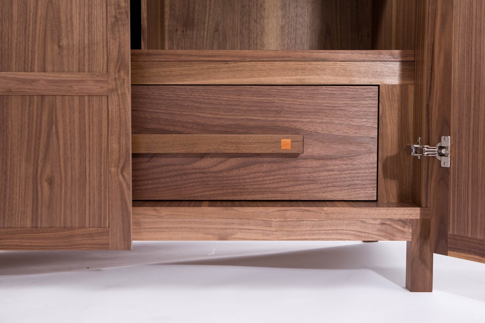 Wardrobe With Secret Compartment In Walnut Makers Eye