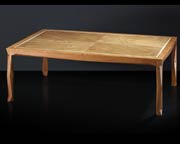 Coffee table in yew & holly