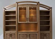 Oak display cabinet 'Brunel'