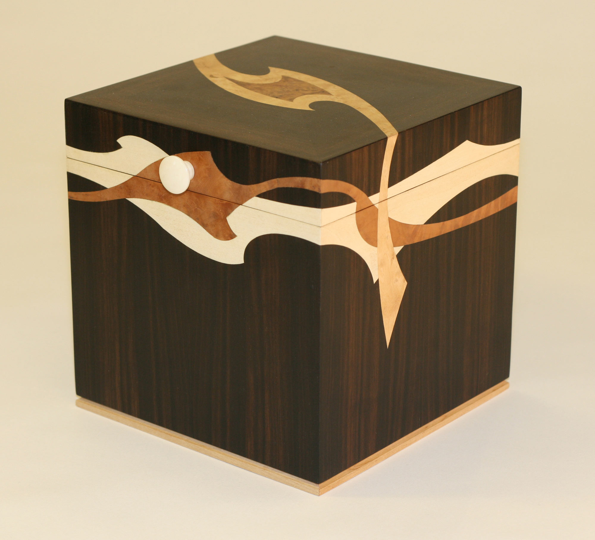 Designer jewellery box 'Cube