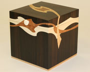 Designer jewellery box 'Cube'