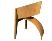 Chair in oak & birch 'Martinsell'