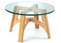 Round glass top coffee Table