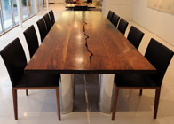Bespoke Dining or conference Table in solid walnut