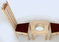 Chair and table set 'Conversation Peace'