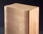 Bespoke chest of drawers in maple