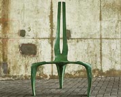 Bronze sculptural chair Dragon Kre