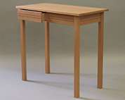 Console table in beech